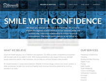 Tablet Screenshot of howellfamilydentistry.com